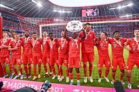 Fussball 1. Bundesliga Saison 21/22: Meister FC Bayern Muenchen