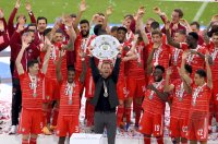 Fussball 1. Bundesliga Saison 21/22: Meister FC Bayern Muenchen