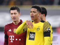 Fussball 1. Bundesliga Saison 21/22: Borussia Dortmund - FC Bayern Muenchen