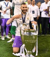 Fussball Champions League Finale 2017: JUBEL Karim Benzema (Real Madrid)
