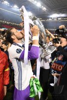 Fussball Champions League Finale 2017: JUBEL Gareth Bale (Real Madrid)