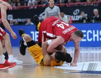Basketball 1. Bundesliga 16/17 Hauptrunde: Walter Tigers Tuebingen - Brose Bamberg