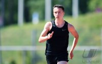 Leichtathletik: Lukas Gaertner (TV Rottenburg) trainiert im Rottenburger Hohenberstadion