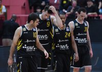 Basketball 1. Bundesliga 17/18 Hauptrunde: Walter Tigers Tuebingen - Basketball Laewen Braunschweig