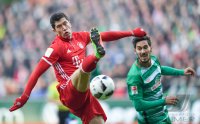 Fussball Bundesliga Saison 16/17: SV Werder Bremen - FC Bayern Muenchen