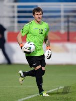 FUSSBALL INTERNATIONAL: Torwart Ignatiy NESTEROV (Usbekistan)