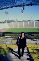 Fussball Beckenbauer (FC Bayern) im Olympiastadion
