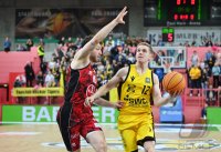 Basketball 2. Bundesliga 22/23: Tigers Tuebingen - Bayer Giants Leverkusen