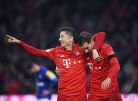 Fussball 1. Bundesliga Saison 19/20: FC Bayern Muenchen - FC Schalke 04