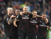 FUSSBALL SERIE A 2019/2020: JUBEL Zlatan Ibrahimovic (AC Mailand)