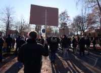 Demo in Rottenburg: Kundgebung gegen die Corona-Massnahmen