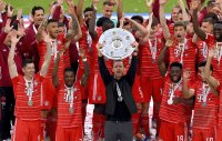 Fussball 1. Bundesliga Saison 21/22: Meister FC Bayern Muenchen