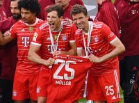 Fussball 1. Bundesliga Saison 21/22: Meister FC Bayern Muenchen