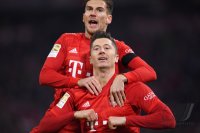 Fussball 1. Bundesliga Saison 19/20: FC Bayern Muenchen - FC Schalke 04