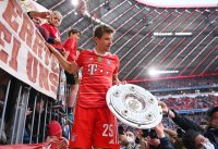 Fussball 1. Bundesliga Saison 21/22: Meister FC Bayern Muenchen