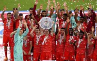 Fussball 1. Bundesliga Saison 21/22: Meister FC Bayern Muenchen