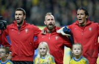 Fussball WM Qualifikation 2014 Playoff: Schweden - Portugal