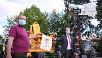 Fair und Regional; Demo pro Rottenburger Schlachthof von Landwirten und Metzger vor der Rottenburger Festhalle