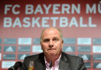Basketball 1. Bundesliga 2011/2012:  Praesident Uli Hoeness (FC Bayern Muenchen)