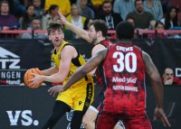 Basketball 2. Bundesliga 22/23: Tigers Tuebingen - Bayer Giants Leverkusen