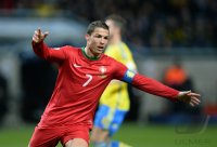 Fussball WM Qualifikation 2014 Playoff: JUBEL Cristiano Ronaldo (Portugal)