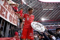 Fussball 1. Bundesliga Saison 21/22: Meister FC Bayern Muenchen