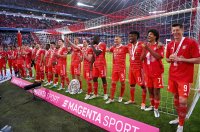 Fussball 1. Bundesliga Saison 21/22: Meister FC Bayern Muenchen