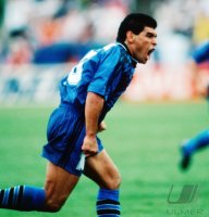 Fussball-Weltmeisterschaft 1994 in den USA: JUBEL Diego Armando MARADONA
