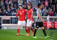 Fussball 1. Bundesliga Saison 2016/2017: FC Bayern Muenchen - Eintracht Frankfurt