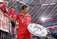 Fussball 1. Bundesliga Saison 21/22: Meister FC Bayern Muenchen