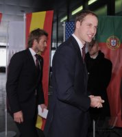 FUSSBALL International FIFA WM 2018 und FIFA WM 2022 Prinz William und Beckham