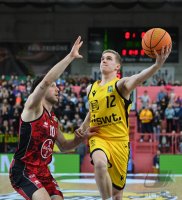 Basketball 2. Bundesliga 22/23: Tigers Tuebingen - Bayer Giants Leverkusen