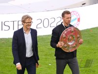 Fussball 1. Bundesliga Saison 21/22: Meister FC Bayern Muenchen