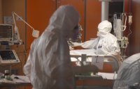 Corona Krise in Rom: Intensivstation des Casal Palocco Krankenhaus