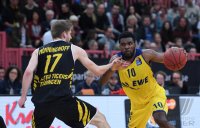 Basketball 1. Bundesliga 17/18 Hauptrunde: Walter Tigers Tuebingen - EWE Baskets Oldenburg