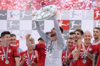 Fussball 1. Bundesliga Saison 17/18: Meister FC Bayern Muenchen