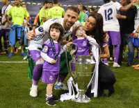Fussball Champions League Finale 2017: JUBEL Sergio Ramos (Real Madrid)