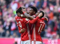 Fussball 1. Bundesliga Saison 2016/2017: FC Bayern Muenchen - Hamburger SV