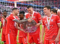 Fussball 1. Bundesliga Saison 21/22: Meister FC Bayern Muenchen