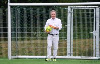 Fussball Kunstrasen mit Korkgranulat
