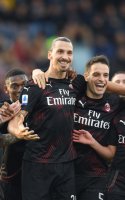 FUSSBALL SERIE A 2019/2020: JUBEL Zlatan Ibrahimovic (AC Mailand)