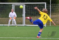 Fussball Kunstrasen mit Korkgranulat