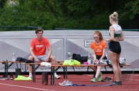 Leichtathletik: Testwettkampf im Training, Weitspringer Gianni Seeger (TSV Gomaringen)