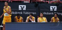 Basketball 1. Bundesliga 16/17 Hauptrunde: Walter Tigers Tuebingen - FRAPORT SKYLINERS Frankfurt