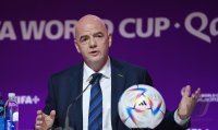 FUSSBALL WM 2022 Eroeffnung Pressekonferenz: FIFA Praesident Gianni Infantino (Schweiz)