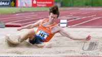 Leichtathletik: Testwettkampf im Training, Weitspringer Gianni Seeger (TSV Gomaringen)