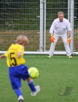 Fussball Kunstrasen mit Korkgranulat