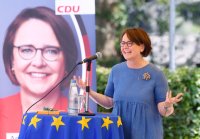 Politik, Wahlkampf CDU; Annette Widmann - Mauz