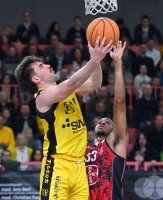 Basketball 2. Bundesliga 22/23: Tigers Tuebingen - Bayer Giants Leverkusen