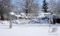 Fussball Kreisliga A 2: Schmuckbild Tor, Winter, Schnee